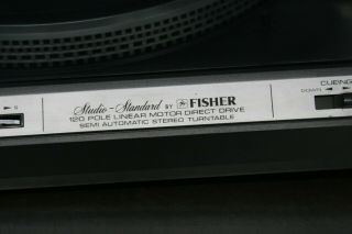 Fisher Turntable MT6330 Vintage Linear Motor Direct Drive Semi Automatic 2