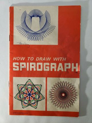 Vintage 1967 Kenner Spirograph - Red Tray - Near Complete 4
