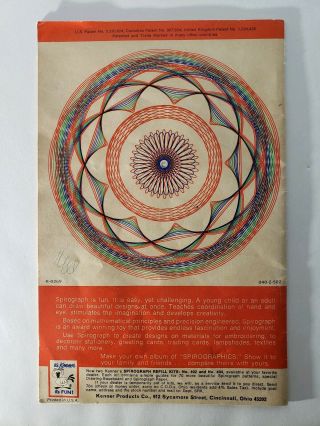 Vintage 1967 Kenner Spirograph - Red Tray - Near Complete 5