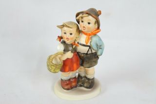 Vintage Goebel Hummel Figurine Collectable 94 3/0 Surprise Boy Girl Basket