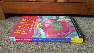 J.  K.  Rowling HARRY POTTER AND THE PHILOSOPHER ' S STONE 1st/43rd Bloomsbury pb 2