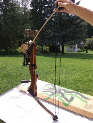 Vintage Archery Compound Rh Bow Browning Deluxe Nomad Xl Series 45 - 60 Draw Wt