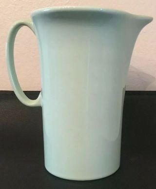 Mid Century Vintage Green Pitcher Secla Pottery Portugal