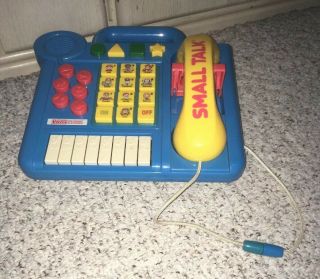 Vtech Small Talk Vintage 80s Toy,  Electronic Talking Telephone Interactive