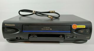 Panasonic Omnivision Pv - V4022 4 - Head Vcr & Vhs Recorder - No Remote