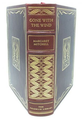 Gone With The Wind Margaret Mitchell Leather Bound Gold Gilding Franklin Library