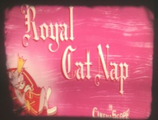 “Royal Cat Nap” 16mm ANIMATION FILM 1958 Tom And Jerry CARTOON VINTAGE 3