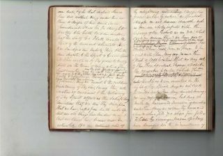 manuscript preacher ' s note - book 1845 - 50 methodist (?) prayers ect 3