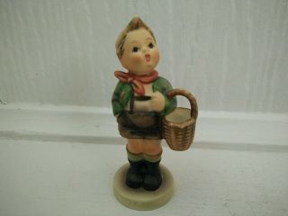 Vintage Goebel Hummel Little Boy Figurine.  Statue Western Germany
