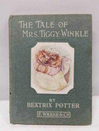 The Tale Of Mrs Tiggy Winkle By Beatrix Potter Rare Edition 1905 F.  Warne & Co.