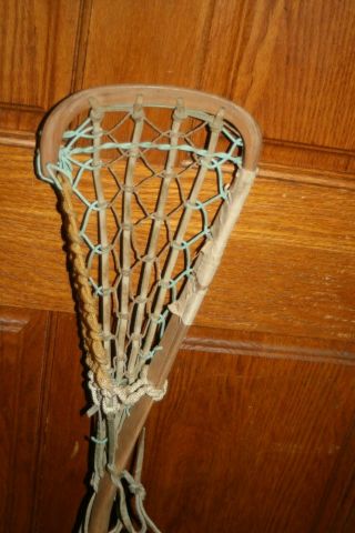 Vintage Wooden Lacrosse Stick 43 Inches