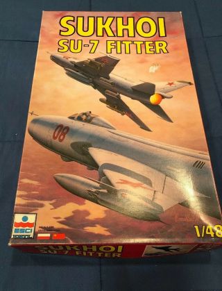 Vintage Esci Sukhoi Su - 7 Fitter 1/48