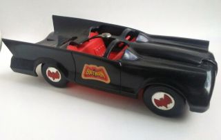 Vintage 1974 Mego Batmobile 13 " Toy Car For 8 " Batman And Robin Action Figures
