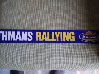 Rothmans Rallying Vintage Rally Sunstrip 2