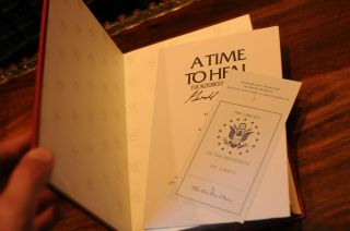 EASTON PRESS A TIME TO HEAL SIGNED BY PRESIDENT GENERAL R.  FORD PRESIDENTIAL LIB 6