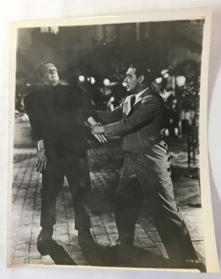 Frankenstein Meets The Wolf Man Vintage Movie Photo Bela Lugosi,  Lon Chaney Jr