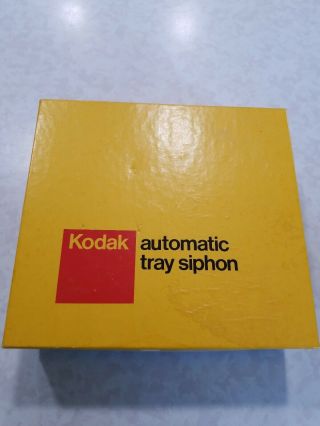 Vintage Kodak Automatic Tray Siphon / Darkroom Equipment