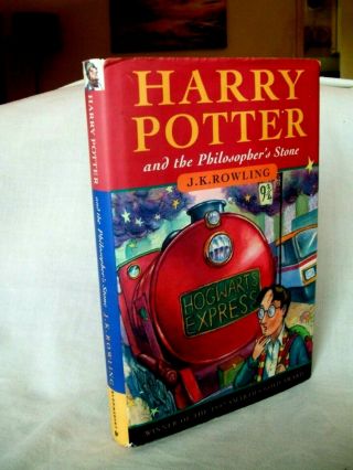 Harry Potter And The Philosophers Stone - Bloomsbury Hardback / Dj - 10th Print