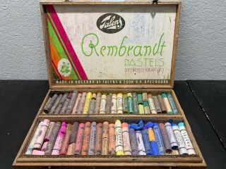 Vintage Rembrandt Soft Pastels By Talens,  Made In Holland Box