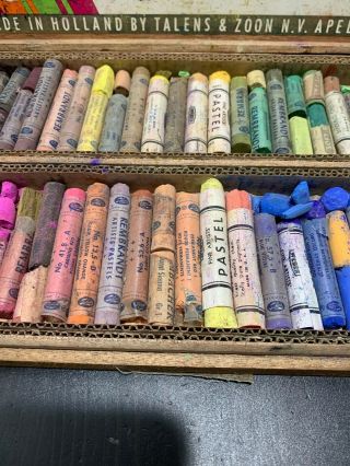 Vintage Rembrandt Soft Pastels by Talens,  Made in Holland Box 3