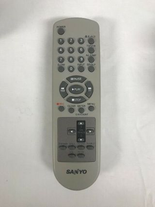 Sanyo VWM800 VHS VCR Video Cassette Tape Player Recorder Remote 4 Head 3