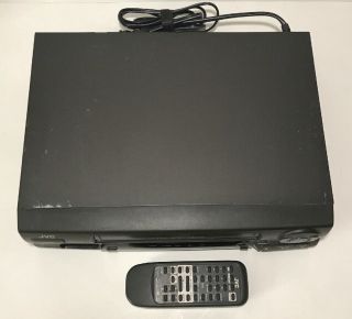 JVC HR - A52U 4 Head VCR Ultra Spec Drive Hi - Fi Video Recorder Player With Remote 2