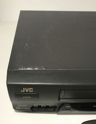 JVC HR - A52U 4 Head VCR Ultra Spec Drive Hi - Fi Video Recorder Player With Remote 3