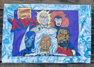 Vintage X - Men Twin Bed Set Wolverine Psylocke Cyclops Sheets Pillowcase 1994 8