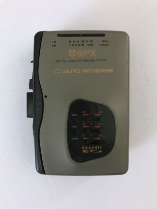 Gpx Am Fm Cassette Player Radio Vintage