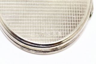 A Large Heavy Vintage Sterling Silver 925 Engraved Locket Pendant 14081 5