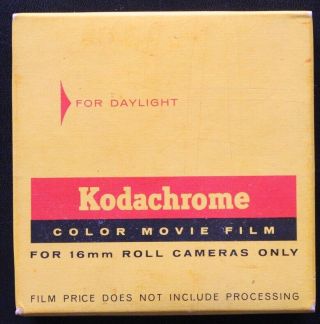 Vintage Kodak Kodachrome K449 Color Movie Film For 16mm Camera Expired 1962
