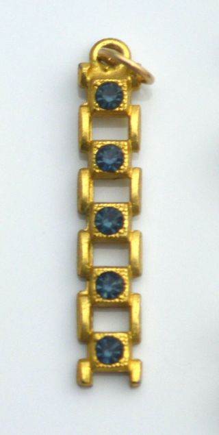 Handmade Vintage 14k Gold Filled Pendant With Topaz Swarovski