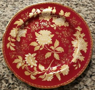 Vtg Wedgwood Tonquin Ruby Red Plate 11 "