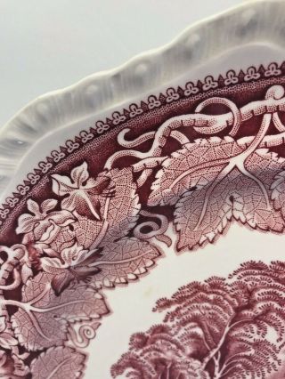 Vintage Masons Vista Pink Large Dinner Plate 10 5/8 