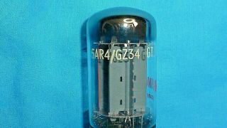 Mullard 5AR4/GZ34 Manufactured in 1969 Labeled for Hammond Test Strong 3