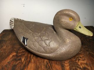 Vintage General Fibre Co.  Ariduk Hunting Decoy Duck