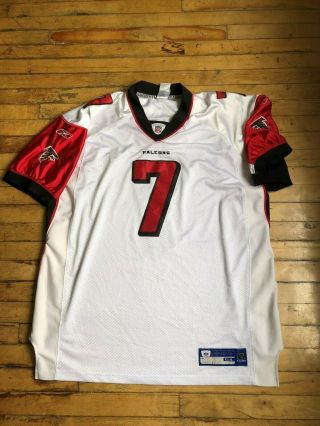 Vintage Atlanta Falcons Michael Vick Rbk Authentic White Jersey Size 54 $230