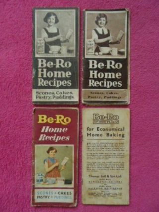 4 Vintage Be - Ro Home Recipes Cookery Books 16th 18th 21st 26th Editions 1950s 60