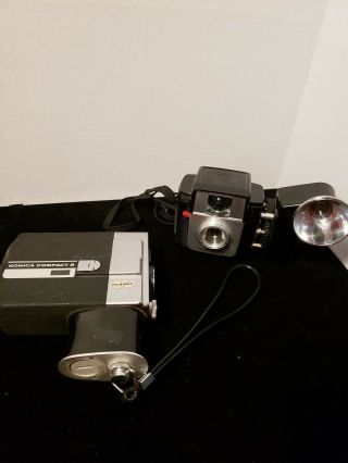 Vintage Konica Compact 8 Camcorder And Brownie Starlet Camera