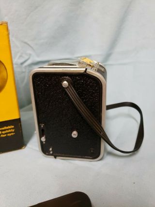 Vintage Kodak Duaflex Camera with Protective Cover,  FILM,  and Box 3