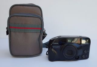 Canon Sure Shot Zoom S 35mm Camera With Bag