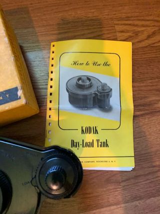 Vintage Kodak Day - Load Tank 35mm Film Developing Tank & Box 3