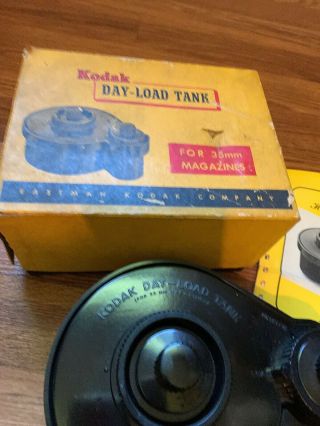 Vintage Kodak Day - Load Tank 35mm Film Developing Tank & Box 4
