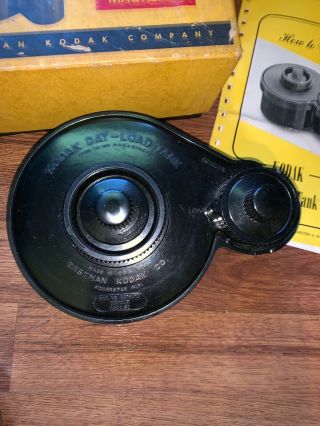 Vintage Kodak Day - Load Tank 35mm Film Developing Tank & Box 5