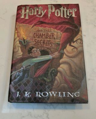Harry Potter And The Chamber Of Secrets 1st Edition True 1st Printing Typo Hc