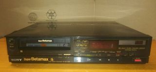 Sony Sl - 330 Betamax Video Cass Recorder No Remote Please Read