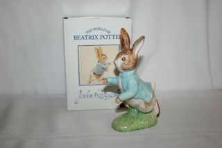 Vintage Beatrix Potter Royal Albert Large Figurine Peter Rabbit 100 Anniversary