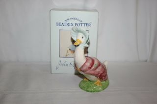 Vintage Beatrix Potter Royal Albert Large Figurine Jemima Puddle Duck