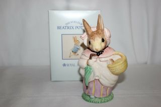Vintage Beatrix Potter Royal Albert Large Figurine Mrs Rabbit