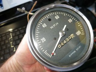 Honda Cl 72 77 Scrambler Oem Speedometer Vintage Moto X Ahrma